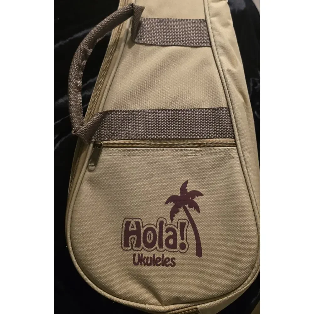 Hola Ukelele Case Adjustable Shoulder Strap 2 Handles Zipper Pocket Music